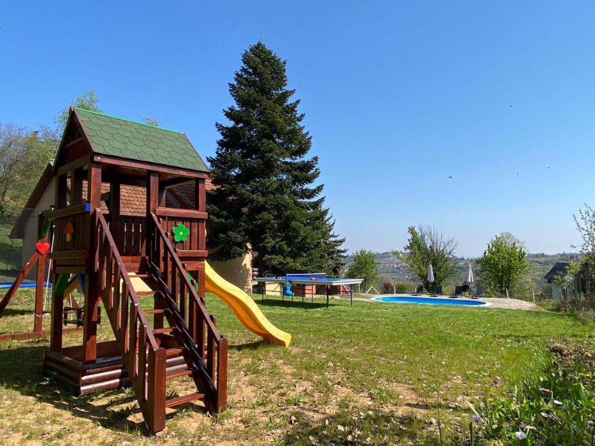 הוילה Sremska Kamenica Fruska Pool House מראה חיצוני תמונה